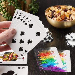 SlipperyJoe's Dancing Pride Shadows Gay-Geschenke Spielkarten