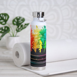 SlipperyJoe's Dancing Pride Shadows Gay-Geschenke  Trinkflasche