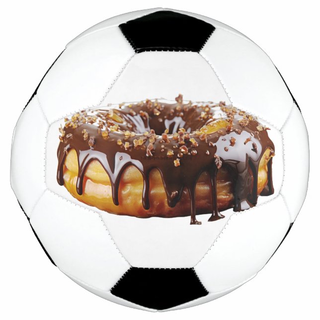 SlipperyJoe's decadent donut covered thick glossy  Fußball (Vorderseite)