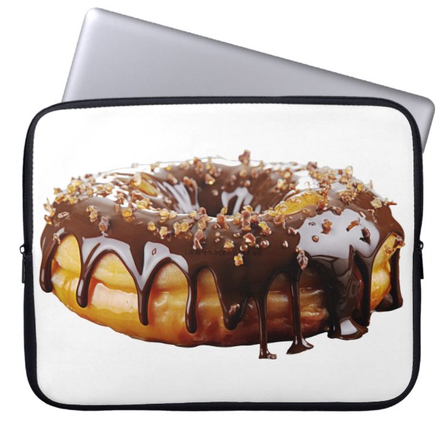 SlipperyJoe's decadent donut covered thick glossy  Laptopschutzhülle (Vorderseite)