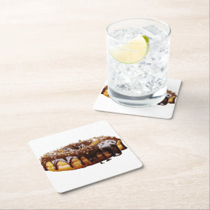 SlipperyJoe's dekadent nicht überdeckt dick glänze Rechteckiger Pappuntersetzer