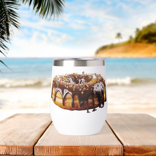 SlipperyJoe's dekadenter Donut, bedeckt mit dicker (Strand)