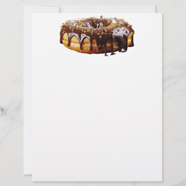 SlipperyJoe's dekadenter Donut, bedeckt mit dicker Briefbogen (Vorderseite)