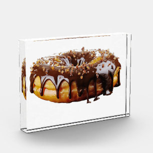 SlipperyJoe's dekadenter Donut, bedeckt mit dicker Fotoblock