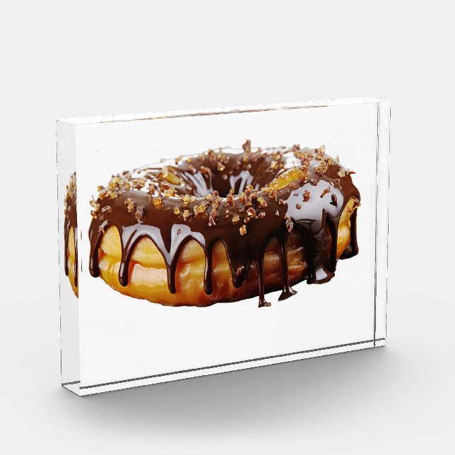 SlipperyJoe's dekadenter Donut, bedeckt mit dicker Fotoblock (Links)