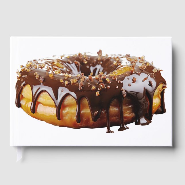 SlipperyJoe's dekadenter Donut, bedeckt mit dicker Gästebuch (Vorderseite)