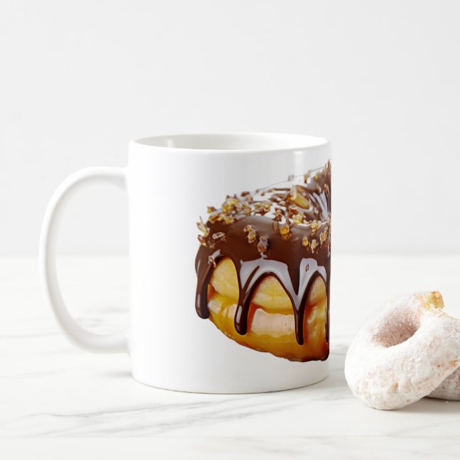 SlipperyJoe's dekadenter Donut, bedeckt mit dicker Kaffeetasse (Mit Donut)