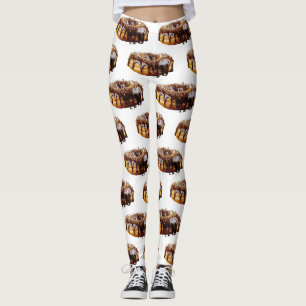 SlipperyJoe's dekadenter Donut, bedeckt mit dicker Leggings