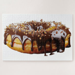 SlipperyJoe's dekadenter Donut, bedeckt mit dicker Puzzle