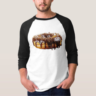SlipperyJoe's dekadenter Donut, bedeckt mit dicker T-Shirt