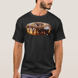 SlipperyJoe's dekadenter Donut, bedeckt mit dicker T-Shirt