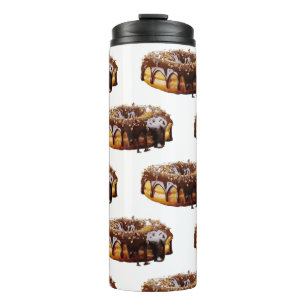 SlipperyJoe's dekadenter Donut, bedeckt mit dicker Thermosbecher