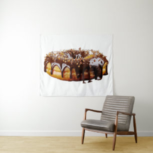 SlipperyJoe's dekadenter Donut, bedeckt mit dicker Wandteppich
