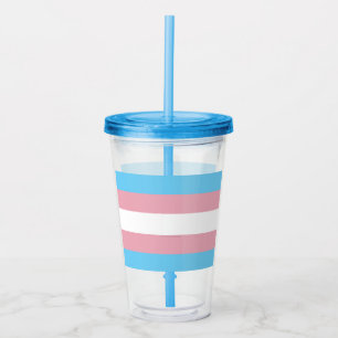 SlipperyJoe's Diversity-Markierung für Transgender Acryltrinkbecher