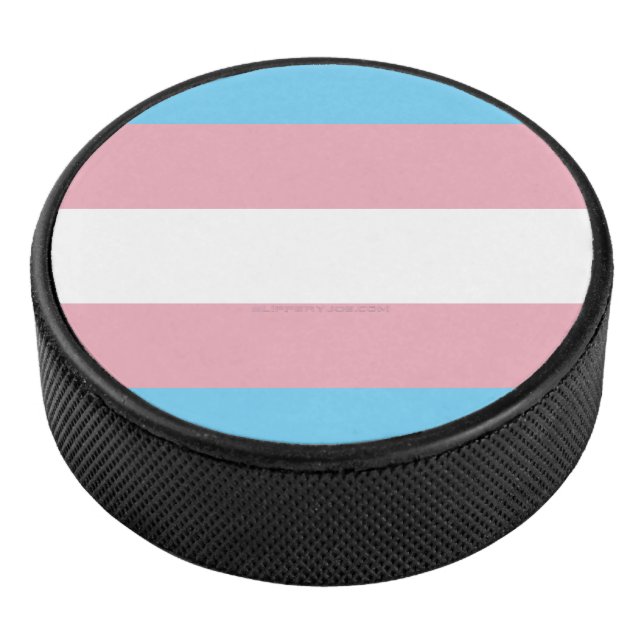 SlipperyJoe's Diversity-Markierung für Transgender Eishockey Puck (3/4)