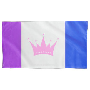 SlipperyJoe's Drag-Culture-Stolzflagge lila Geist Kissenbezug