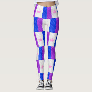 SlipperyJoe's Drag-Culture-Stolzflagge lila Geist Leggings