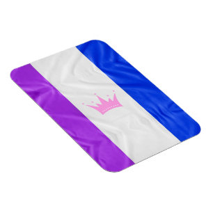 SlipperyJoe's Drag-Culture-Stolzflagge lila Geist Magnet