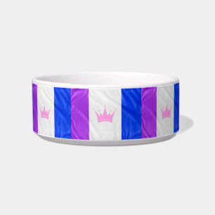 SlipperyJoe's Drag-Culture-Stolzflagge lila Geist Napf
