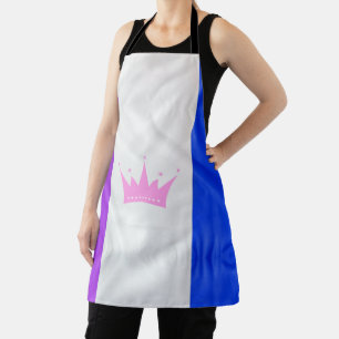 SlipperyJoe's Drag-Culture-Stolzflagge lila Geist Schürze