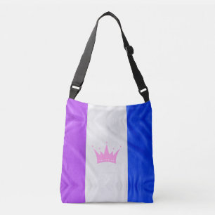 SlipperyJoe's Drag-Culture-Stolzflagge lila Geist Tragetaschen Mit Langen Trägern