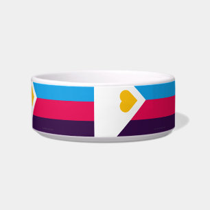 SlipperyJoes dreifarbige Polyamorie-Stolzflagge dr Napf