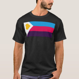 SlipperyJoes dreifarbige Polyamorie-Stolzflagge dr T-Shirt