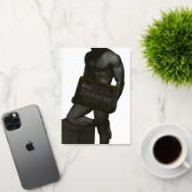 SlipperyJoe's Erntedank Mann mit sechs Päckchen ab