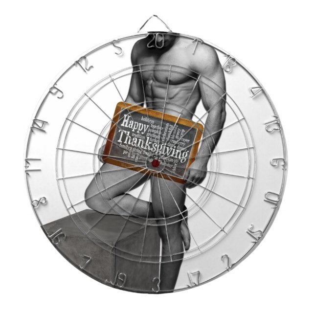 SlipperyJoe's Erntedank Tradition muskulöse männli Dartscheibe (vorne)