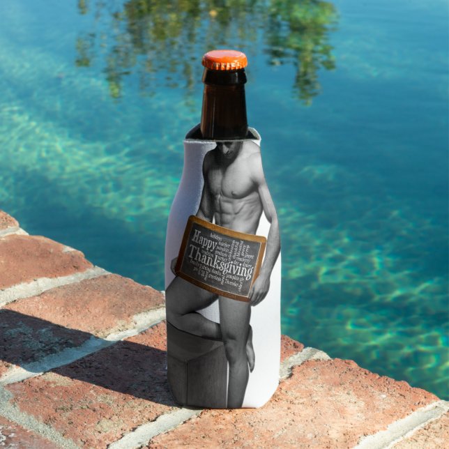 SlipperyJoe's Erntedank Tradition muskulöse männli Flaschenkühler (In Situ Pool)