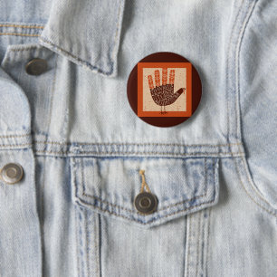 SlipperyJoe's Erntedankfest spielerischer Truthahn Button