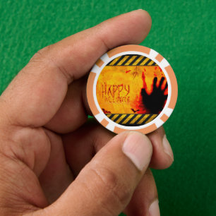 SlipperyJoe's erschütternde Halloween-Szene-Fleder Pokerchips