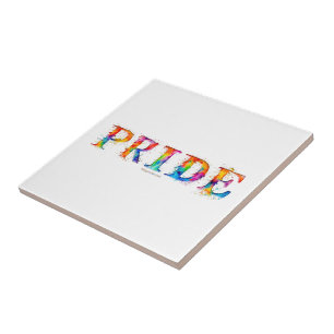 SlipperyJoe's farbenfrohe kreative Pride-themed Te Fliese