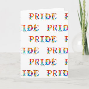 SlipperyJoe's farbenfrohe kreative Pride-themed Te Karte