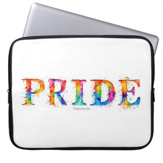 SlipperyJoe's farbenfrohe kreative Pride-themed Te Laptopschutzhülle