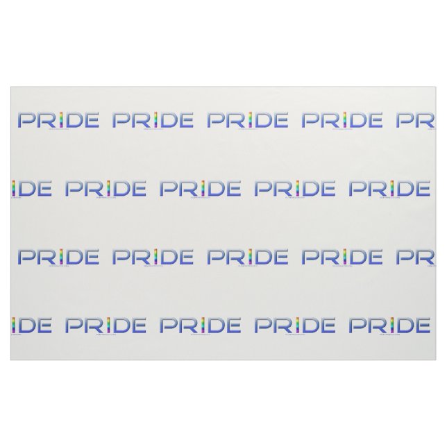 SlipperyJoe's farbenfroher Pride Wort fett metalli Stoff (Yard (91,4 cm))