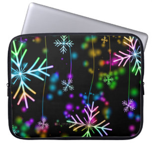 SlipperyJoe's festliche lebendige Weihnachtsatmosp Laptopschutzhülle