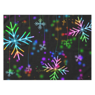 SlipperyJoe's festliche lebhafte Weihnachtsatmosph Tischdecke