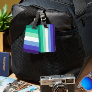 SlipperyJoe's Flag für Gay Men, die alle einschlie Gepäckanhänger