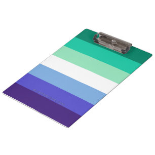 SlipperyJoe's Flag für Gay Men, die alle einschlie Klemmbrett