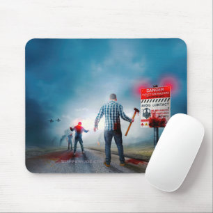 SlipperyJoe's frohes Halloween leuchtende Augen Zo Mousepad