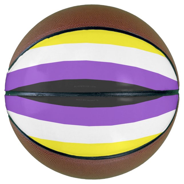 SlipperyJoe's Gay-Geschenke aus dem nichtbinären P Basketball (Vorderseite)