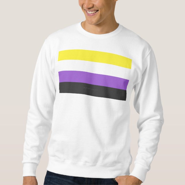 SlipperyJoe's Gay-Geschenke aus dem nichtbinären P Sweatshirt (Vorderseite)
