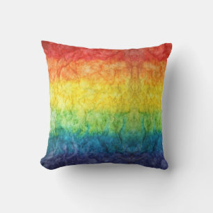SlipperyJoe's Gay Pride Fahne Regenbogenfarben Kra Kissen