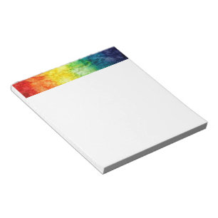 SlipperyJoe's Gay Pride Fahne Regenbogenfarben Kra Notizblock