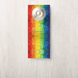 SlipperyJoe's Gay Pride Fahne Regenbogenfarben Kra Türanhänger
