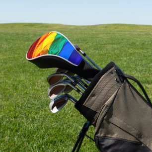 SlipperyJoe's Gay Pride-Fahne schwänzen Stolzfarbe Golf Headcover