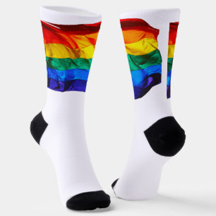 SlipperyJoe's Gay Pride-Fahne schwänzen Stolzfarbe Socken