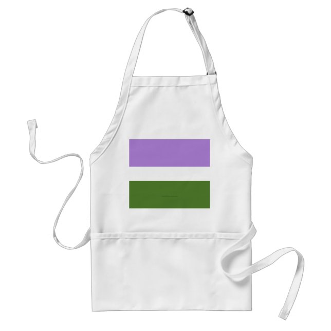 SlipperyJoe's Genderqueer Pride Fahnen Farben non- Schürze (Vorne)