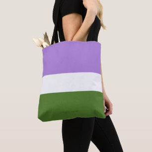 SlipperyJoe's genderqueere Pride-Flagge Lavendelbl